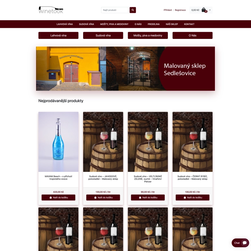 Winetook - E-shop a informační portál o víně a vinařství.